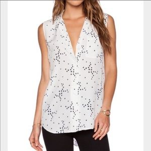 White silk equipment shirt